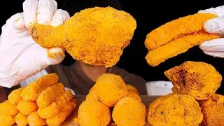 ASMR CHEESY FRIED CHICKEN 🍗 + CHEESE BALL + CHEESE STICKS 🧀 (Eating Sound) | MAR ASMR