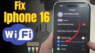 Fix iPhone 16 Pro Max WiFi Not working Problems iOS 18.6.2 Updated