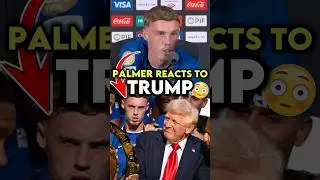 Cole Palmer&rsquo;s HILARIOUS Reaction To Trump&rsquo;s Stage Moment 😂 #football