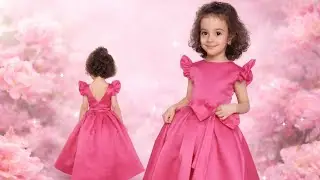 I Sewed a Pinterest-Inspired Girl’s Dress | Step-by-Step Sewing Tutorial👗