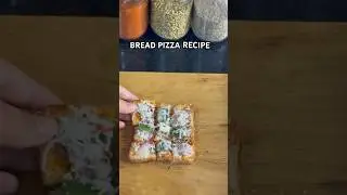 Bread Pizza Recipe | 10 Minute Mein Tasty Bread Pizza | Easy Snack Recipe#pizza #food #shorts