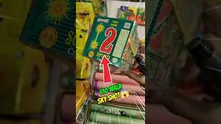 ₹10 wala Sky Shot 😱 Crackers Testing 🎇 #diwali #crackers #shorts #dkshorts