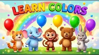 Learn Colors with Animals | Fun Color Learning for Kids | Educational Cartoon for Toddlers 2026