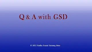 Q & A with GSD 106 Eng/Hin/Punj
