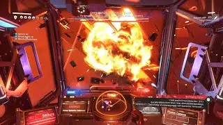 No Man's Sky &not; EPIC Space Combat vs a Sentinel Capital Ship! Solo!