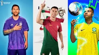 OFFICIAL! FIFA World Cup 2022 Kits | Portugal, Argentina, Brazil, Qatar, France, England, Spain, USA