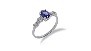187-7k white gold ring