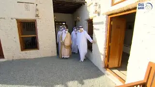 حاكم الشارقة يفتتح مجلس خورفكان الأدبي وبيت الشعر ومركز الشعر الشعبي