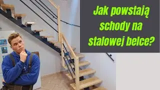 Jak Powstają Drewniane Schody na Stalowej Belce? – Szybki Proces Krok po Kroku 🔨