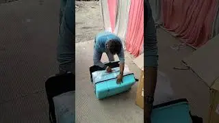 safari 3 Piece suitcase combo #trolleybags #traveling #flipkart #onlineshopping #blue #review
