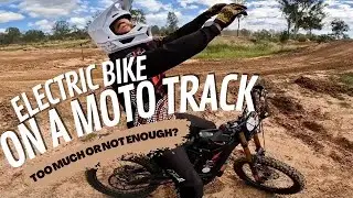 HUGE JUMPS! SurRon rides MX tracks? This got WILD!