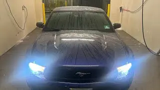 Showing love to my V6 Mustang by taking it to the car wash POV