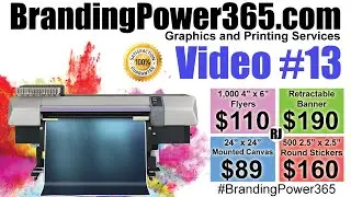 The Printing Process 13: DIY Custom Print T-Shirts, Front and Back, Full Color. BrandingPower365.com