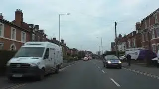 Driving On Tudor Way, Bromyard Road, St Johns & Tybridge Street, Worcester, UK 17th December 2021