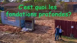 D&eacute;but de la construction: Les fondations profondes sur pieux