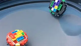 MAGMA IFRIT vs STONE NOCTAMIS  | Lego QuadDrive Beyblade Battle | StudioBurst