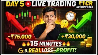 From Loss to ₹1 Crore 💰 | Live Trading with Real Portfolio | No Fake P&L Day 05 |