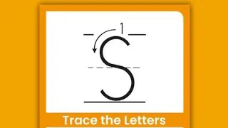 Tracing Letter S | Writing Nd Colouring Practice | Kids Activity | Nursery Class