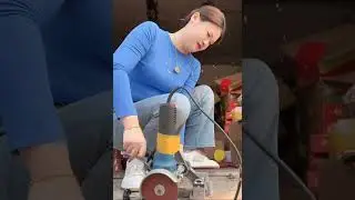 #100 angle Grinder cutting disc same #viralvideo #decoration #woodworking #tools #shorts
