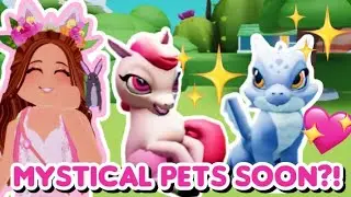 *NEW* MYSTICAL PETS COMING SOON??! 🦄😍🌈 (Roblox RoPets News)