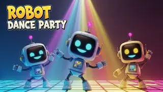 Robot Dance Party | Fun Robot Dance Song for Kids | Nursery Rhymes & Kids Songs | Babyland