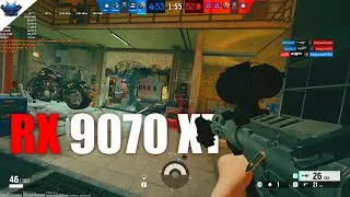 RX 9070 XT in Rainbow Six Siege at 1440P Custom High Settings