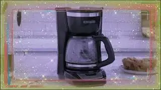 BLACK+DECKER 12-Cup Digital Coffee Maker, CM1160B, Programmable, Washable Basket Filter