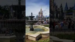 Magic Kingdom Relaxing Castle vibes #shorts #happyplace #cinderellascastle #DisneyASMR #Disneyrelax