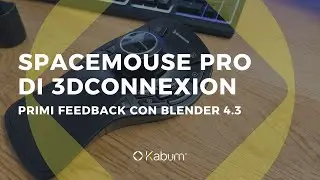 Primi feedback SpaceMouse Pro Wireless di @3dconnexion con il nuovo BLENDER 4.3