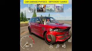 Car Damage Physics - Different Games? Car Simulator 2 Vs DriveX Vs CPM2 Vs OTR #carsimulator2 #cpm2