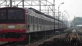 KRL Eks JR 205 43 KA 1324 Commuter Tujuan Cikarang