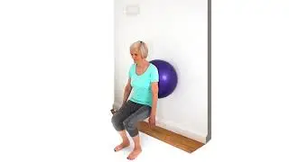 Full Squat Swiss Ball