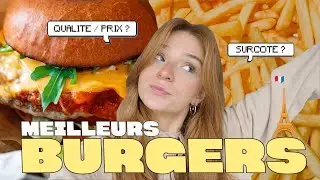 Je teste les 3 MEILLEURS BURGERS de PARIS 🍔