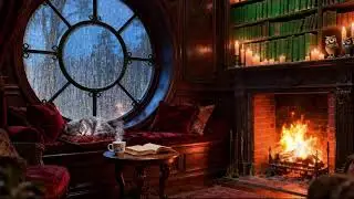 Rain and Fireplace in a Cozy Cabin &ndash; Your Gateway to Deep, Peaceful Sleep 🌧️🔥💤