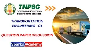 LIVE 4.00 PM: TNPSC JDO OVERSEER -2023 / TEST SERIES DISCUSSION I Transportation Engineering-01