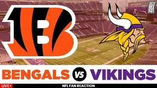Cincinnati Bengals vs Minnesota Vikings LIVE Stream Scoreboard, Play-By-Play, Highlights Reaction