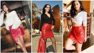 Beautiful red color amazing ideas leather latex mini skirts for#2022 ideas