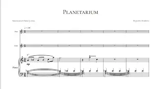 Planetarium  - Violin and Flute