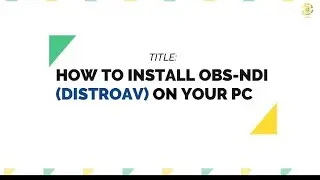 HOW TO GET EASYWORSHIP 7 FEED ON OBS USING OBS-NDI(DISTROAV) #livestream #obs #easyworship #tutorial