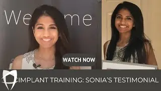 The best dental implant course - Sonia's testimonial