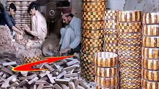 Traditional Woodturning Hand made Complete Process Hot pot are made