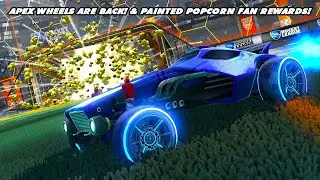 Apex Wheels Are BACK! & *NEW* Painted Popcorn Fan Rewards! - RLCS World Championship