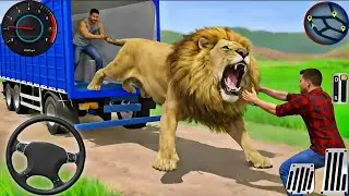 🦁Animal Cargo Truck Driving Game 3D - Animal Transport Cargo Truck 2024 - Android Gameplay