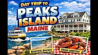 DAY TRIP TO PEAKS ISLAND! | Portland, Maine Adventure
