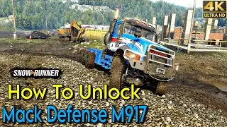 How to Unlock Mack Defense M917 in Snowrunner