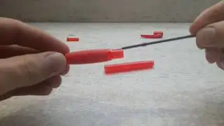 Taking apart and assembling a ballpoint.