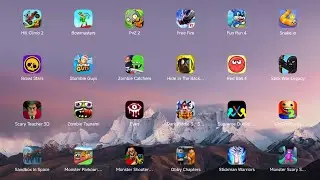 Tablet Games Free Fire, Bowmasters, Hill Climb 2, Fun Run 4, Stumble Guys, Hide In The Back...