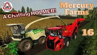 MERCURY FARMS, #16, A Chaffing HOLMER! Farming Simulator 19, PS4, Let's Play, ALiEN JiM.