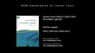 Jacobus Handl (Gallus) - Jerusalem gaude