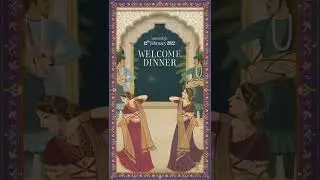 Gorgeous Indian E-Invite / Digital Invite for Destination Wedding in Jaipur